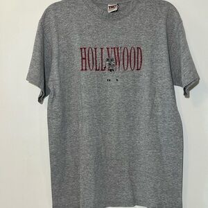 Vintage TSC West Gray embroidered Hollywood Men's T-Shirt
